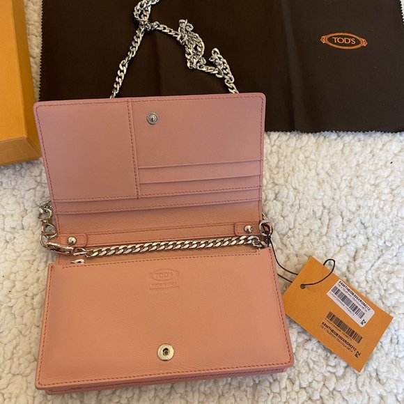 Tod'S  Double T Mini Leather Cross Body Bag - Picture 4 of 7